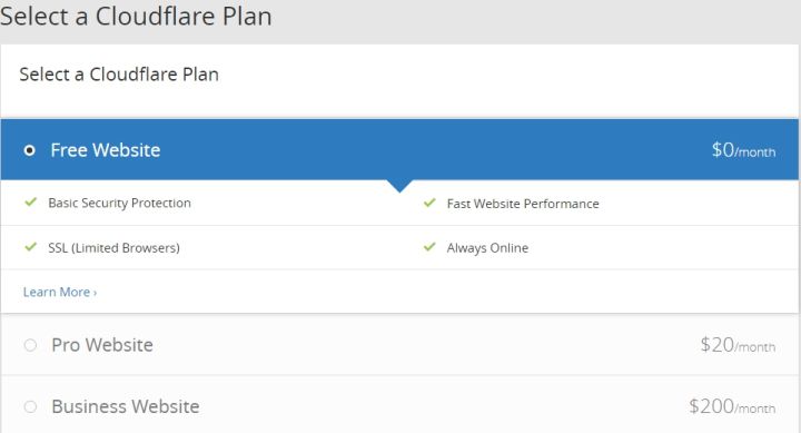 CloudFlare 免费CDN加速 使用方法