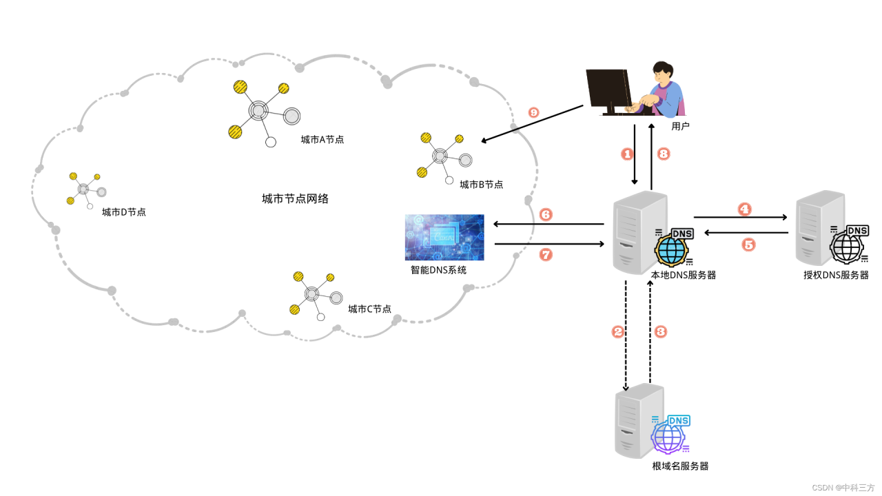 图2 DNS的加速原理